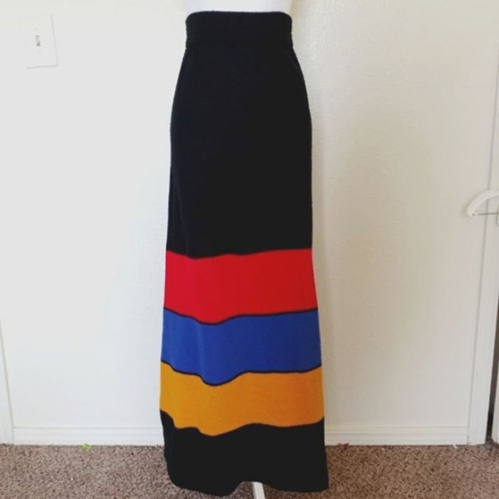 VTG knit maxi skirt